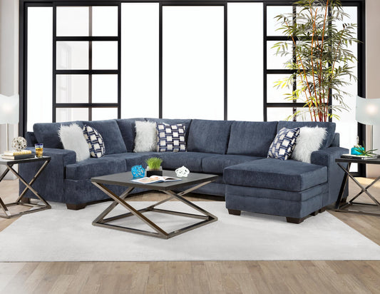 large blue delta sectional