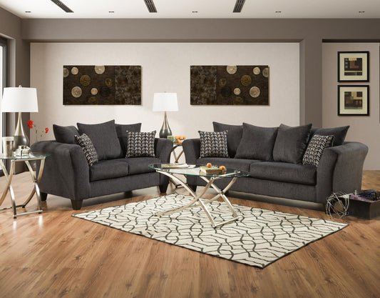 slate blue sofa and love seat set