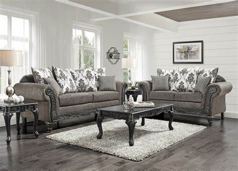sinbad charcoal sofa and love seat