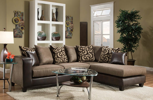 small swirls sectional