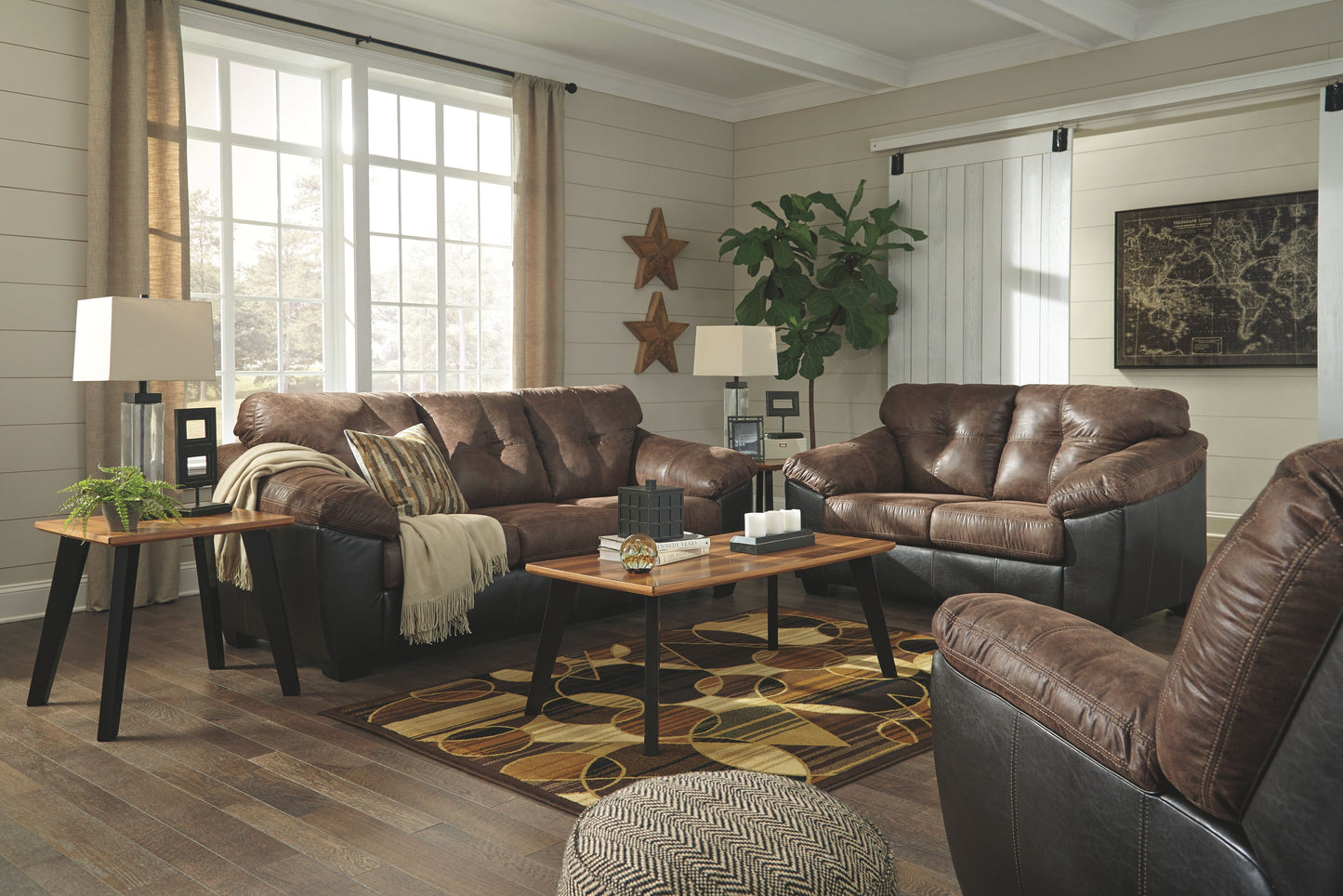 Ashley Biocast Sofa Set