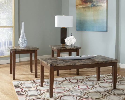 ASHLEY T158-13 Coffee Table Set