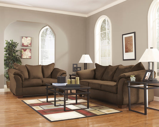 Darcey Brown Sofa Set