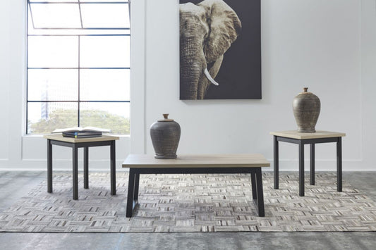 ASHLEY T111-13 coffee table set