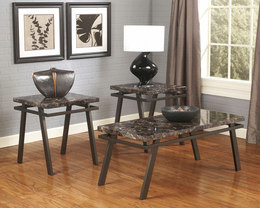 ASHLEY T126-13 coffee table set